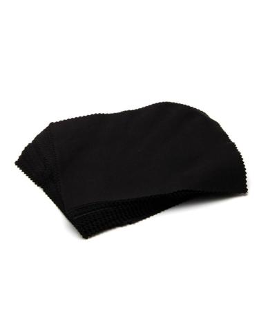 FOMIYES 100pcs Glasses Cleaning Cloth Cleaning Cloth Lens Clean Cloth Black 15X15cm