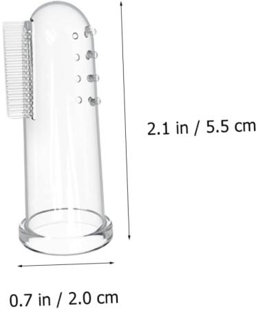 Buy Magiclulu 30 Set Silicone Finger Toothbrush for Toddlers | International Shipping - Tooth Cleaning Tools & Accessories - Buy Online on GoSupps.com