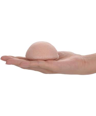 Round Konjac Puff Natural Konjac Face Wash Flutter Gentle Exfoliating Sponge for Facial Cleaning - Buy Online on GoSupps.com