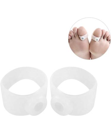 Silicone Toe Rings - 5 Pairs Toe Separator for Hammer Toe Correction PU Magnetic Rings for Overlapping & Bunion Toes - Buy Online on GoSupps.com
