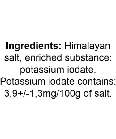 1kg Iodized Pink Himalayan Rose Salt - Fine Grade | Pack of 1 - Buy Online on GoSupps.com