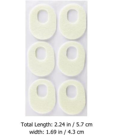 Heel Cushion Pads - 6 Sheets, Sweat-Absorbent & Non-Woven Foam Stickers - Buy Online on GoSupps.com