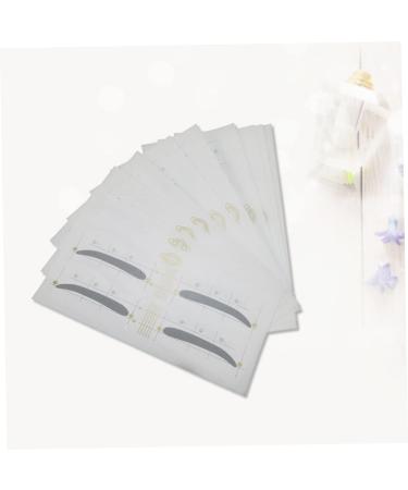 FOMIYES 24 Pcs 48 Eyebrow Makeup Tools Eyebrow Card Eyebrow Template Sticker Stencil Eyebrow Trimming - Buy Online on GoSupps.com