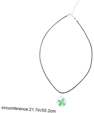 COLLBATH Necklaces Glass Ball Necklace J Necklace for Women Woman Necklace Glass Pendant Pretty Decorate Miss - Buy Online on GoSupps.com