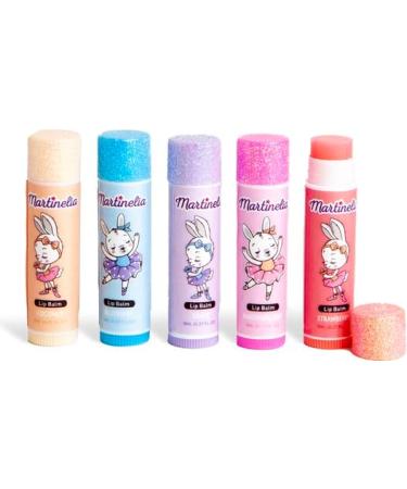 AQUARIUS Martinelia Magic Ballet Lip Balm 5piece set nourishing lip balm with flavor ideal lip care for girls - Buy Online on GoSupps.com