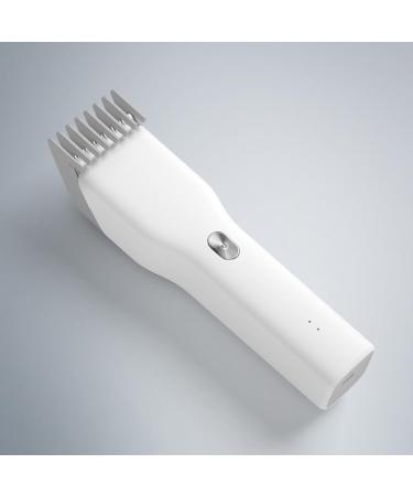 Buy Cordless Hair Clippers for Men - Rechargeable Electric Haircut Kit for Adults & Kids | White Hair Cutter Shaver - Buy Online on GoSupps.com