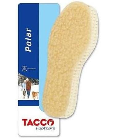 Tacco 643 Polar Fleece Warm Winter Insoles for Men - Genuine Lambs Wool Size 10-11 | International Shipping Available - Buy Online on GoSupps.com