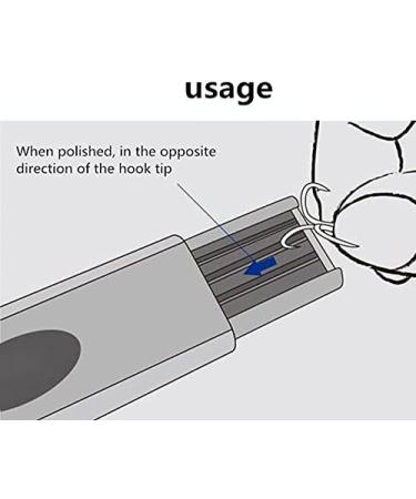 ARFUKA Hook Sharpener - Portable Whetstone for Fishing Hooks | Diamond Grinding Stone for Ultimate Sharpness - Buy Online on GoSupps.com