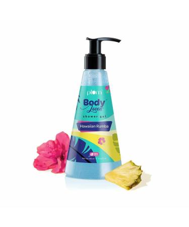 BodyLovin' Hawaiian Rumba Shower Gel | SLS-Free Body Wash For Women & Men | Long Lasting Beachy Fragrance | Aloe-Infused Nourishing Body Cleanser For Soft & Smooth Skin (240 ml)