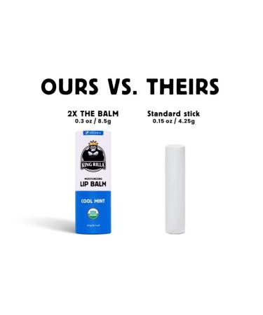 King Rilla Organic Lip Balm for Men USDA Certified Natural Hydrating & Soothing Vegan Cruelty-Free Eco-Friendly Lip Care with Organic Ingredients (All Mix Lips Balm 04 Pack) - Buy Online on GoSupps.com