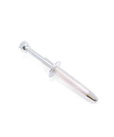 Piercing Ball Grabber Tool Pick Up Tool with 4 Prongs Holder Diamond Claw Tweezers Small Parts Chips Gems Prong Tweezer Surgical Stainless Ball Grabber Holder Piercing Tool Jewelry Making Tool