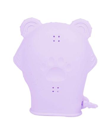 Baby Bite Ring Silicone Teething Pacifier for 3-18 Months | Pain Relief for Infants | Perfect Baby Shower Gift (Purple) - Buy Online on GoSupps.com