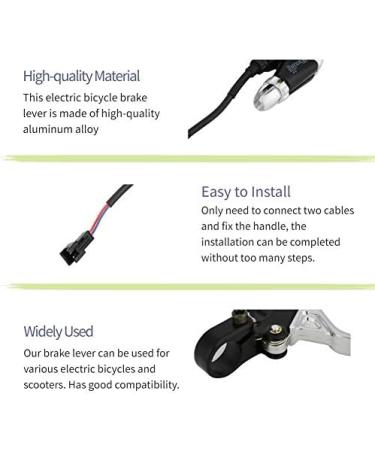 E-Bike Brake Levers - Waterproof Aluminium Alloy Handle Grips for Electric Bikes - Buy Online on GoSupps.com