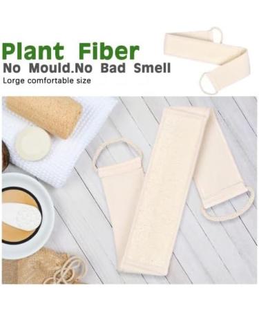 Vesaneae Luffashwamm Back Scrubber - Double-Sided Luffa Shower Brush for Body Care Exfoliation and Circulation | International Shipping Available - Buy Online on GoSupps.com