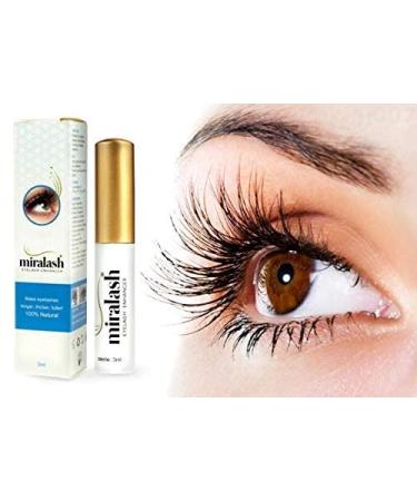 Miralash Eyelash Serum | 3ml Conditioner for Long Dense Eyelashes | Eyelash Growth & Recovery | 3-Pack Eyelash Growth Serum - Buy Online on GoSupps.com