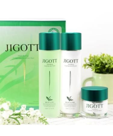 Well-Being Green Tea Skin Care Set - Toner Emulsion & Cream for Radiant Skin | Shop Internationally - Buy Online on GoSupps.com