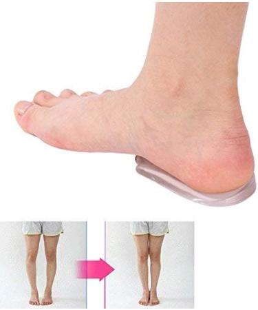 Slid Blinds Heel Cushion Height Increase Heel Pillow | Soft Silicone Lift Pads for Heel Pain Relief & O/X Legs Correction - Buy Online on GoSupps.com