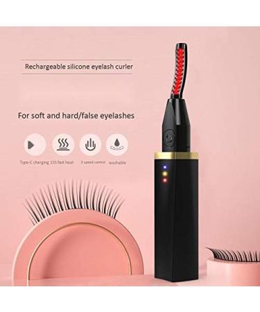 RIYAN Electric Heated Eyelash Curler Heated Makeup Eye Lashes Heated Eyelash Curler Applicator Long Lasting Beauty Tool - Buy Online on GoSupps.com