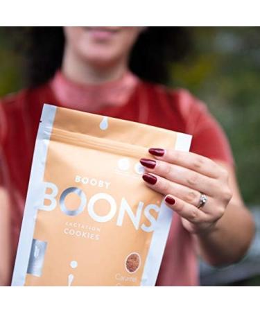 Booby Boons Lactation Cookies Caramel Crunch 168g bag - Buy Online on GoSupps.com