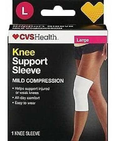 Buy CVS Health Knee Support Sleeve - Large | International Shipping Available - Buy Online on GoSupps.com