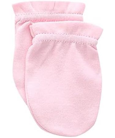 Cotton Scratch Mittens 5-Pack for Newborn Baby Boys & Girls 0-6 Months - Pink - Buy Online on GoSupps.com