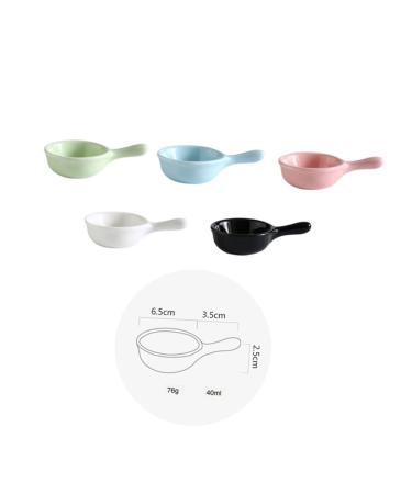 Ciieeo Side Dish Bowl Condiments Server Small Ceramic Bowl Small Sauce Cups Soy Sauce Bowls Appetizer Plates Pinch Bowls Dipping Sauce Dishes Ketchup Bowl Japanese-Style Seasoning Bowl Size 1 Pink