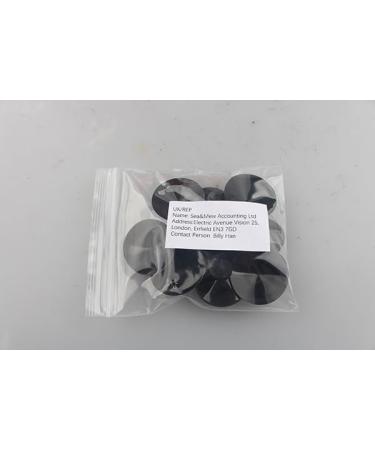 HALJIA Aquarium Suction Cup Rubber 27mm - Black 10 Pack | Premium Fish Tank Accessories for Easy Installation - Buy Online on GoSupps.com