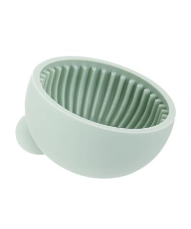Angoily Cleanser of Makeup Brush Makeup Brush Scrubber Makeup Cleaner Protruding Ear Corrector Cleaning Scrubber Face Silicone Scrubber Face Cleaner Sucker Silicone Brush Silica Gel