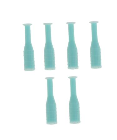 ULTECHNOVO 8pcs Glasses Case Suction Stick Lens Suction Stick Insertion and Removal Tool Lens Suction Cup Scleral Cup Handler Removal Cup Abs Tweezers Green 3.5x0.8x0.8cm