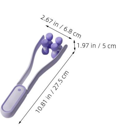 minkissy 2pcs Facial Massager Walker Face Tool The Tools Womens Face Roller Facial Roller Skin Care Roller Beauty Tools Face Sculpting Tool Essentials Miss Scroll Wheel Pmma Purple 27.50X6.80X5.00CMx2pcs Purplex2pcs - Buy Online on GoSupps.com