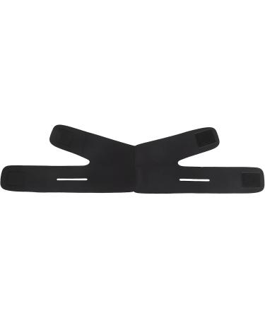 Chin Cheek Lift Up Belt Comfortable Black Adjustable Face Lift Bandage Breathable for Eliminating Double Chins - Buy Online on GoSupps.com