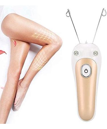 Electric Women Body Facial Threading Epilator - Hair Remover for Face, Arm, and Leg - Cotton Thread Hair Trimmer (01) - Buy Online on GoSupps.com