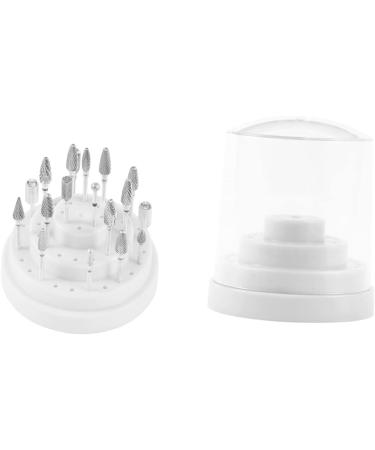 Healeved 1pc 48 Nail Bit Organizer Nail Bit Holder Stand Teeth Gems Kit Nail Drill Bits Holder Display Storage Container Nail Bit Stand Nail Display Stand White Manicure Grinding Head Size 1 White - Buy Online on GoSupps.com