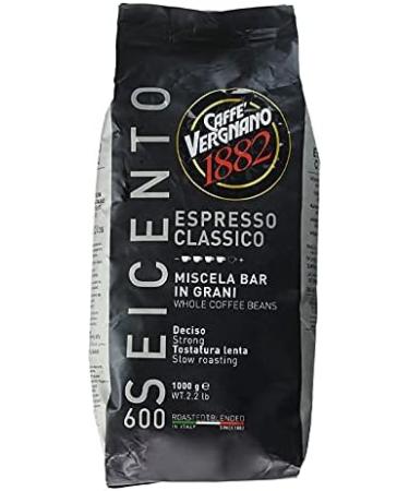 Caffe Vergnano Espresso Classico 600 Whole Beans 2.2lb/1kg by Caffe Vergnano - Buy Online on GoSupps.com