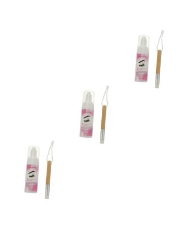FOMIYES 3pcs Eyelash Cleansing Mousse Shampoo Makeup Lash Foam Eyebrow and 2 in 1 1 count (Pack of 1) As Shownx3pcs