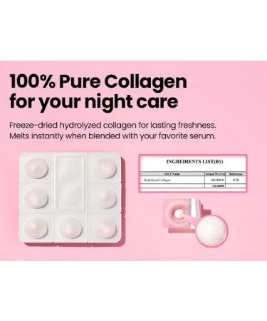 K-SECRET SEOUL 1988 Collagen Boosting Ball Freeze-Dried 100% Hydrolyzed Collagen | Deep Hydration & Nourishing Care for Fine Lines & Dry Skin | Korean Skincare, 7 Capsules - Buy Online on GoSupps.com