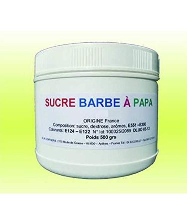 Candy floss sugar Lemon 500g