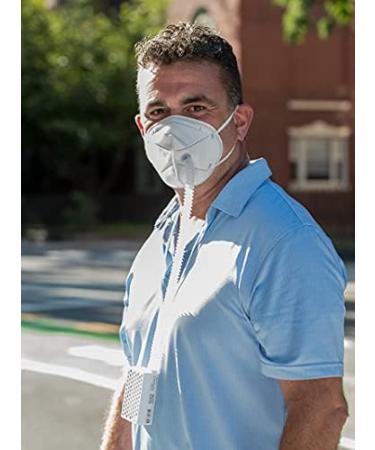 BROAD AirPro Mask: Rechargeable & Reusable Air Purifying Respirator with HEPA Filter - Buy Online on GoSupps.com