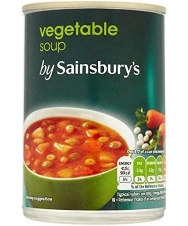  Sainsbury's Sainsbury's Vegetable Soup 400g Our soup remains a family favorite Perfect with a slice of fresh warm bread - Buy Online on GoSupps.com