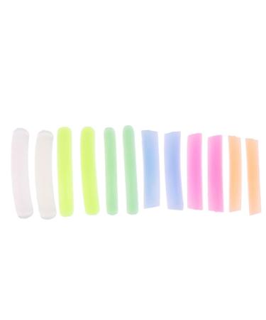 Eyelash Curlers Pads Eyelash Perming Pads Lift Rods Pads Silicone Shield Pads Reusable Colorful 6 Pairs Eyelash Perming Pads