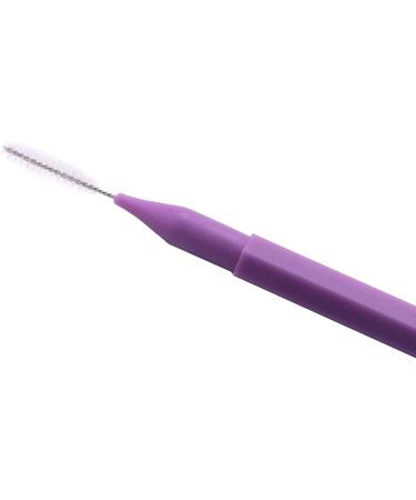 Melchior 8pcs Dental Floss Set - Soft Interdental Brushes & Toothpicks for Oral Hygiene & Healthy Teeth Care - Purple - Buy Online on GoSupps.com