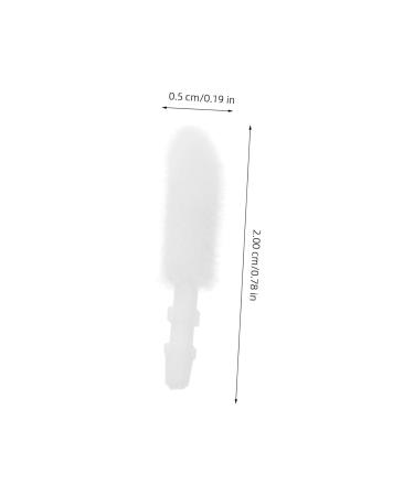 FOMIYES 300Pcs Disposable Lip Brush Replacement Heads - Eyeliner Eyeshadow and Lipstick Applicators - Travel-Friendly Flocking Lip Gloss Accessories - Buy Online on GoSupps.com
