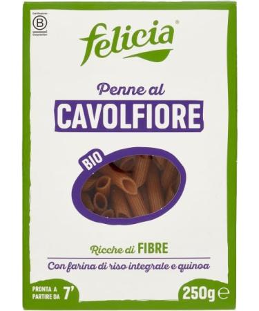 Italian Gourmet E.R. Felicia Cauliflower Penne with brown rice flour and quinoa 8 x 250 g + Italian Gourmet pulp 400 g - Buy Online on GoSupps.com