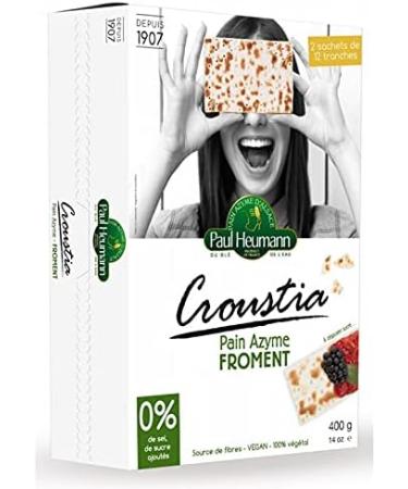 Paul Heumann - Croustia Bread Azyme Wheat 400 g - Pack of 3 - Buy Online on GoSupps.com