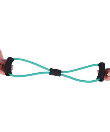 Figure 8 Resistance Band - Arm Back & Shoulder Training Elastic Rope for Home Workouts Yoga & Physical Therapy - Green - Buy Online on GoSupps.com