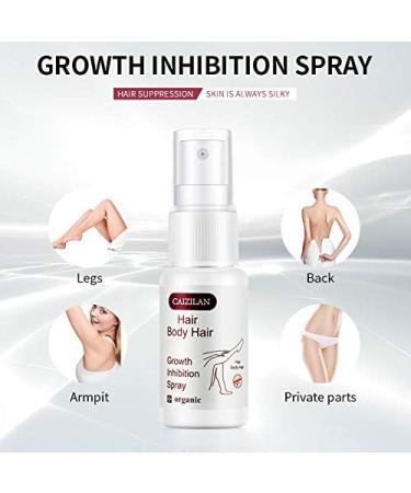 Hair Inhibitor Inhibiting Hair Growth Spray Hair Growth Inhibitor Non-Irritating Hair Loss Inhibitor for Body and Face Arms Armpits Male and Female Legs(20ml) - Buy Online on GoSupps.com