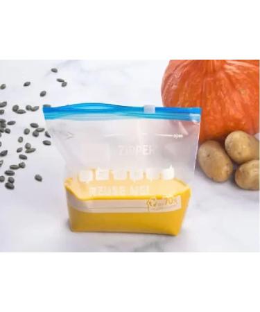 Buy Toppits Zipper All-Purpose Bags 1 Litre - Transparent 12 Pieces (Pack of 2) | International Shipping Available - Buy Online on GoSupps.com