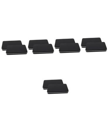 Beavorty 10 Pcs Eyeshadow Cosmetic Tools Contouring Makeup Accessories Storage Box Travel Suitcase Matte