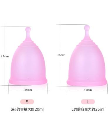 Florauspicious Reusable Menstrual Cup Set - 2 Pack (Small Pink) | Eco-Friendly Female Care - Buy Online on GoSupps.com