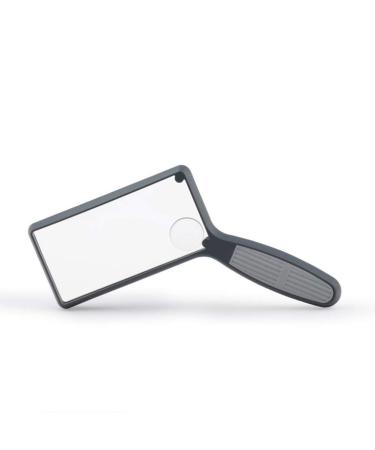 Handheld Square Glass with 2.5X 4X Magnification for Children Old Man Reading Magnifier Stamps Jewelery Identification Tool Made in China